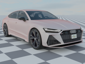 audi rs7 c8 rigged 3D 모델