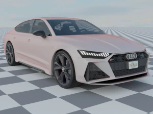 audi rs7 c8 equipado Modelo 3D