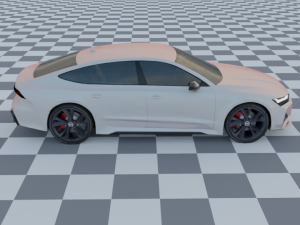 audi rs7 c8 rigged Model 3D
