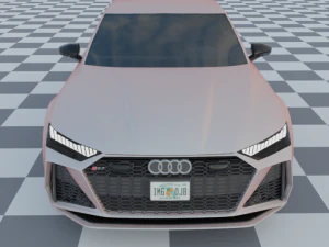 audi rs7 c8 rigged 3D Model