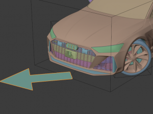 audi rs7 c8 rigged Model 3D