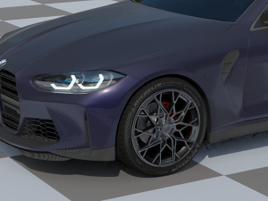 m4 g82 2020 rigged Model 3D