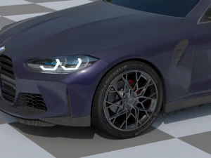 m4 g82 2020 rigged 3D Model