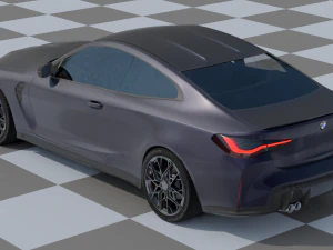 m4 g82 2020 rigged 3D Model
