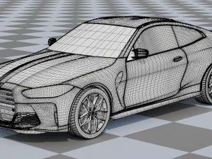 m4 g82 2020 rigged 3D Model