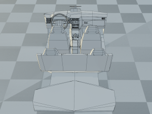 volvo 850 estate low-poly rigged 3D 模型
