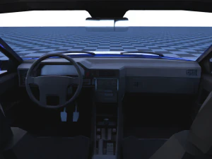 volvo 850 estate low-poly rigged 3D Model