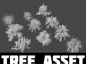 tree collection 3D 모델