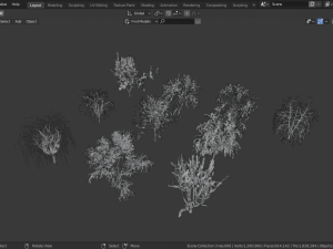 tree collection 3Dモデル