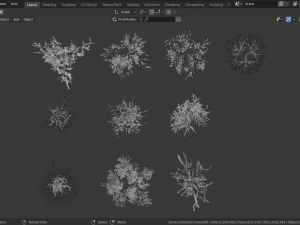 tree collection 3Dモデル