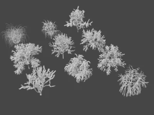 tree collection 3D Model