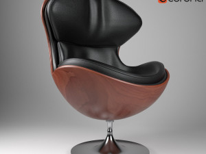 modern leather chair model 3D मॉडल