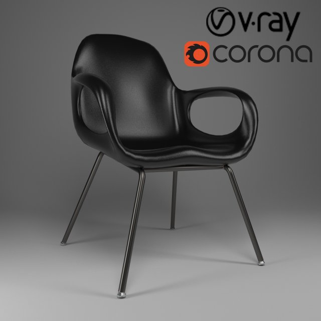 modern chair model Modelo 3D .c4d .max .obj .3ds .fbx .stl .blend 