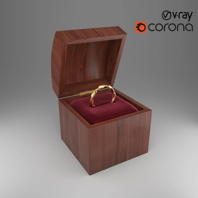 modern parametric gold ring 3D Model .c4d .max .obj .3ds .fbx .stl .blend 