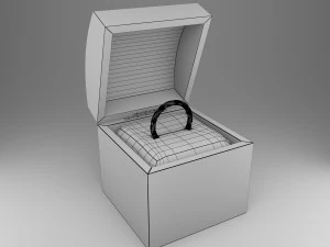 modern parametric gold ring 3D Model