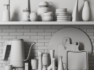 kitchenaccessories001 3D Model