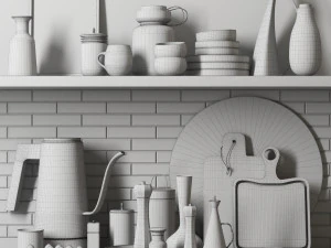 kitchenaccessories001 3D Model
