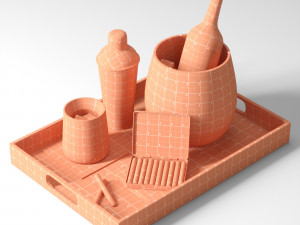 drinkset Model 3D