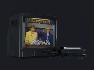 tv set - pbr game ready 3D Model