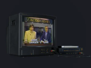 tv set - pbr game ready 3D Model