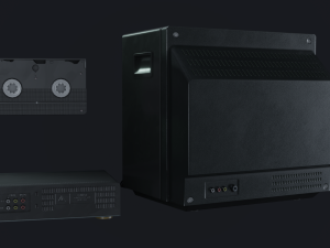 tv set - pbr game ready 3D Model