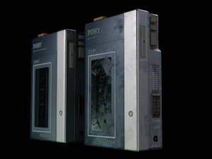 walkman cassette bpr gameready 3D Model