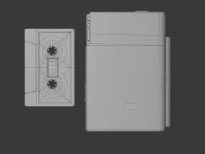 walkman cassette bpr gameready 3D Model