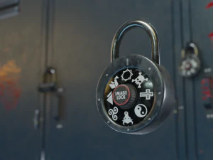 pacchetto lucchetto - pbr gameready Modello 3D