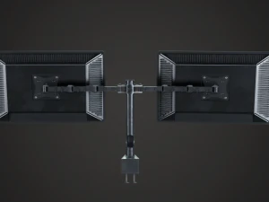 monitor arm plus monitor - pbr gameready Modelo 3D