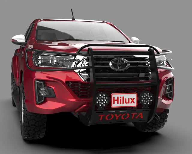 toyota hilux 3D Model .c4d .max .obj .3ds .fbx .stl .blend 