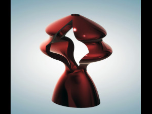 modern dual heads sculpture 3d print file 3D Print Model