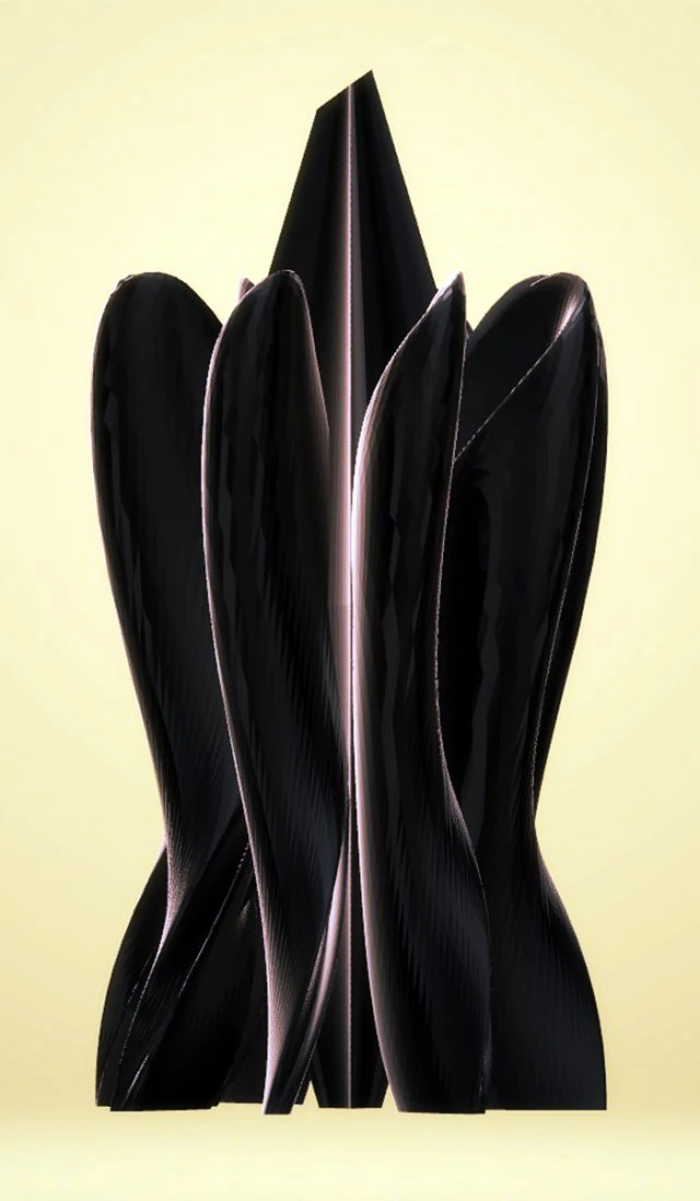 modern petal sculpture 3d print 3D Print Model .c4d .max .obj .3ds .fbx .stl .blend
