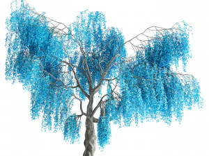 Fantasy Weeping Tree 3D Model