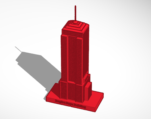 empire state building 3D Model .c4d .max .obj .3ds .fbx .stl .blend 