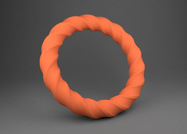 fashion bracelet 02 Modelo de impresión 3D .c4d .max .obj .3ds .fbx .stl .blend 