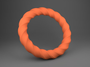 fashion bracelet 02 3D-printmodel