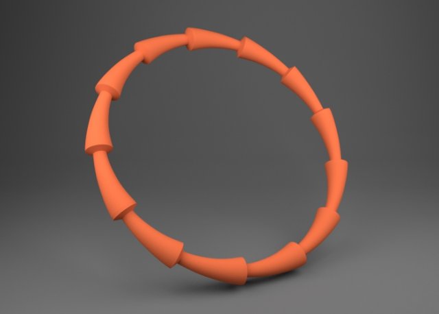 fashion bracelet 03 3D Print Model .c4d .max .obj .3ds .fbx .stl .blend 