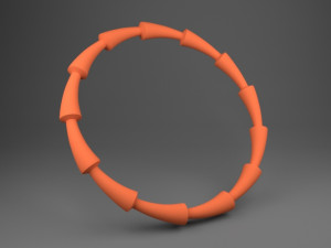 fashion bracelet 03 3D-printmodel