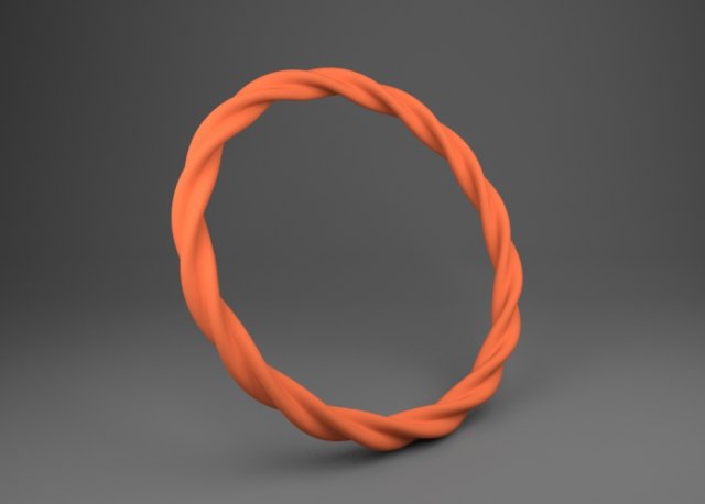 fashion bracelet 04 3D 프린트 모델 .c4d .max .obj .3ds .fbx .stl .blend 