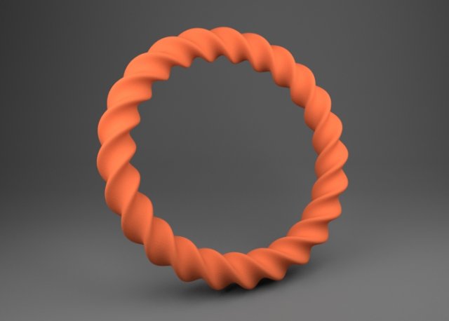 fashion bracelet 05 Modelo de Impressão 3D .c4d .max .obj .3ds .fbx .stl .blend 