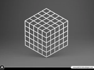 pod szkłem 01 - kostka Model do druku 3D