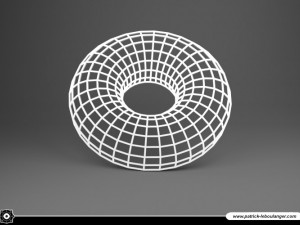 under glass 03 - torus 3D-printmodel