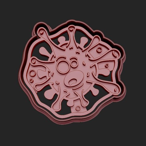 cookie cutter - covid-19 Modèles 3D en vedette .c4d .max .obj .3ds .fbx .stl .blend 