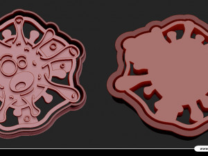 cookie cutter - covid-19 Modèles 3D en vedette