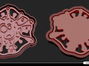 cookie cutter - covid-19 3D Print Model