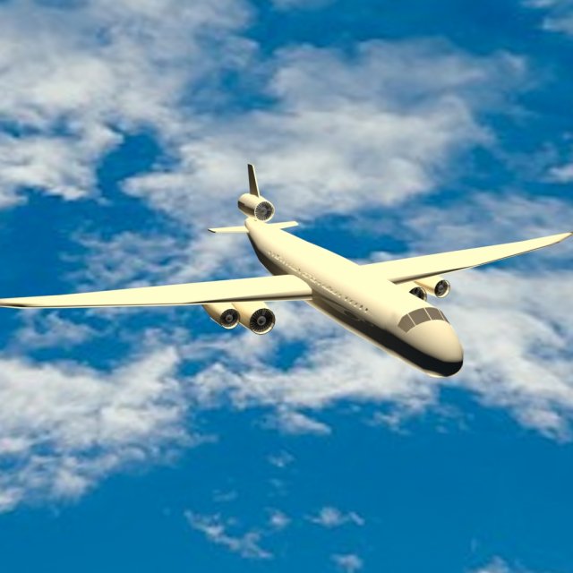 airbus Modelo 3D .c4d .max .obj .3ds .fbx .stl .blend 