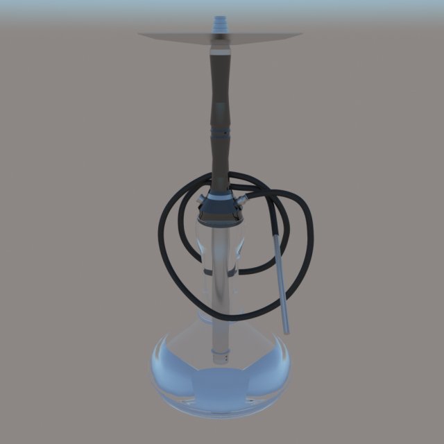 hookah Modelo 3D .c4d .max .obj .3ds .fbx .stl .blend