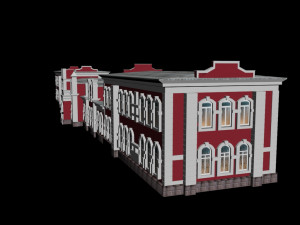 railway station vologda Model 3D