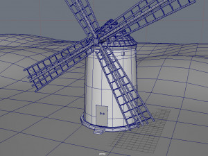 windmill 3D Model