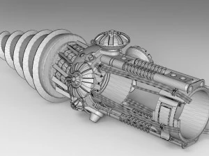 bioshock drill 3D Model